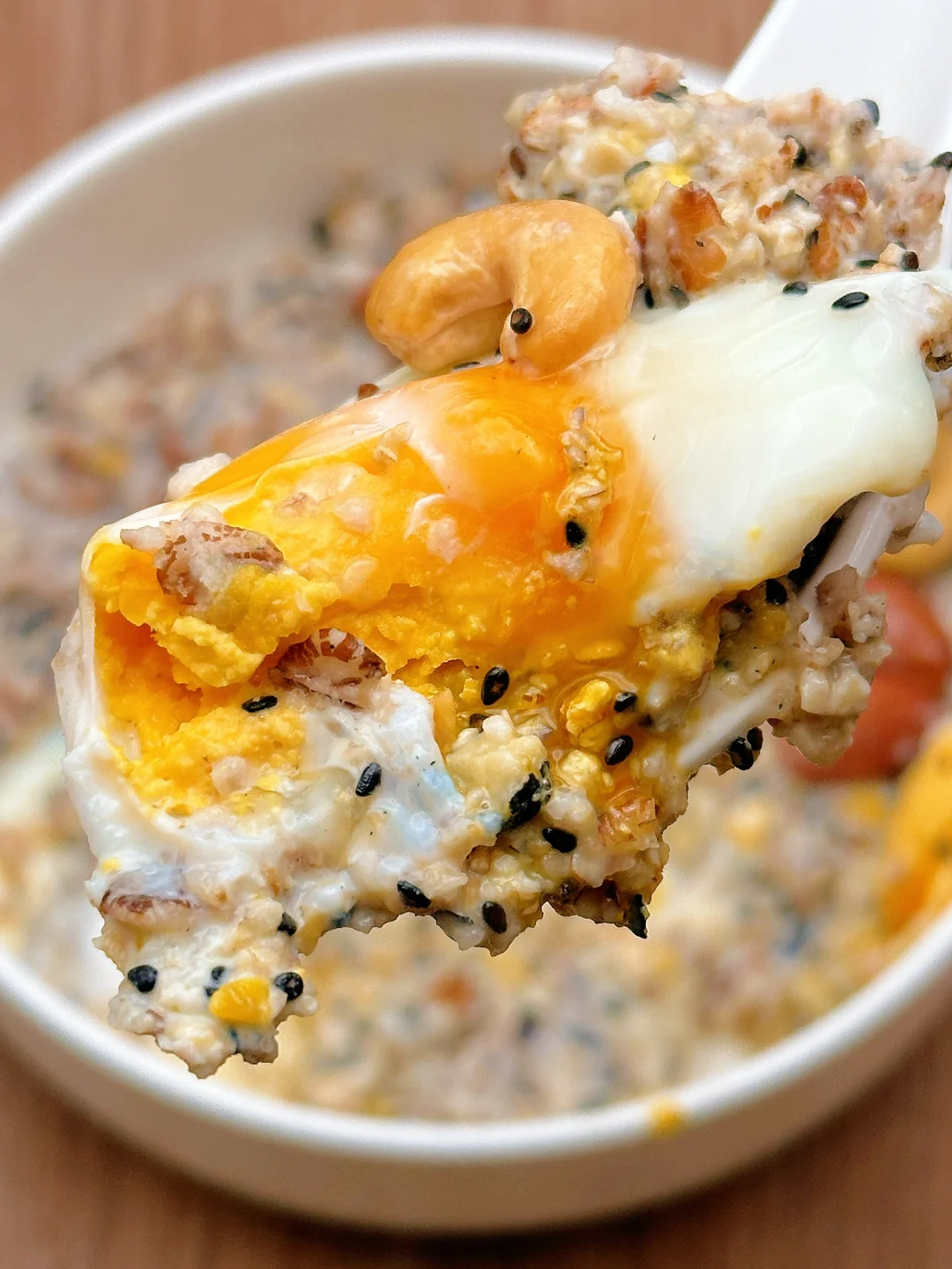 一分钟的减脂早餐，微波炉叮麦片鸡蛋‼️