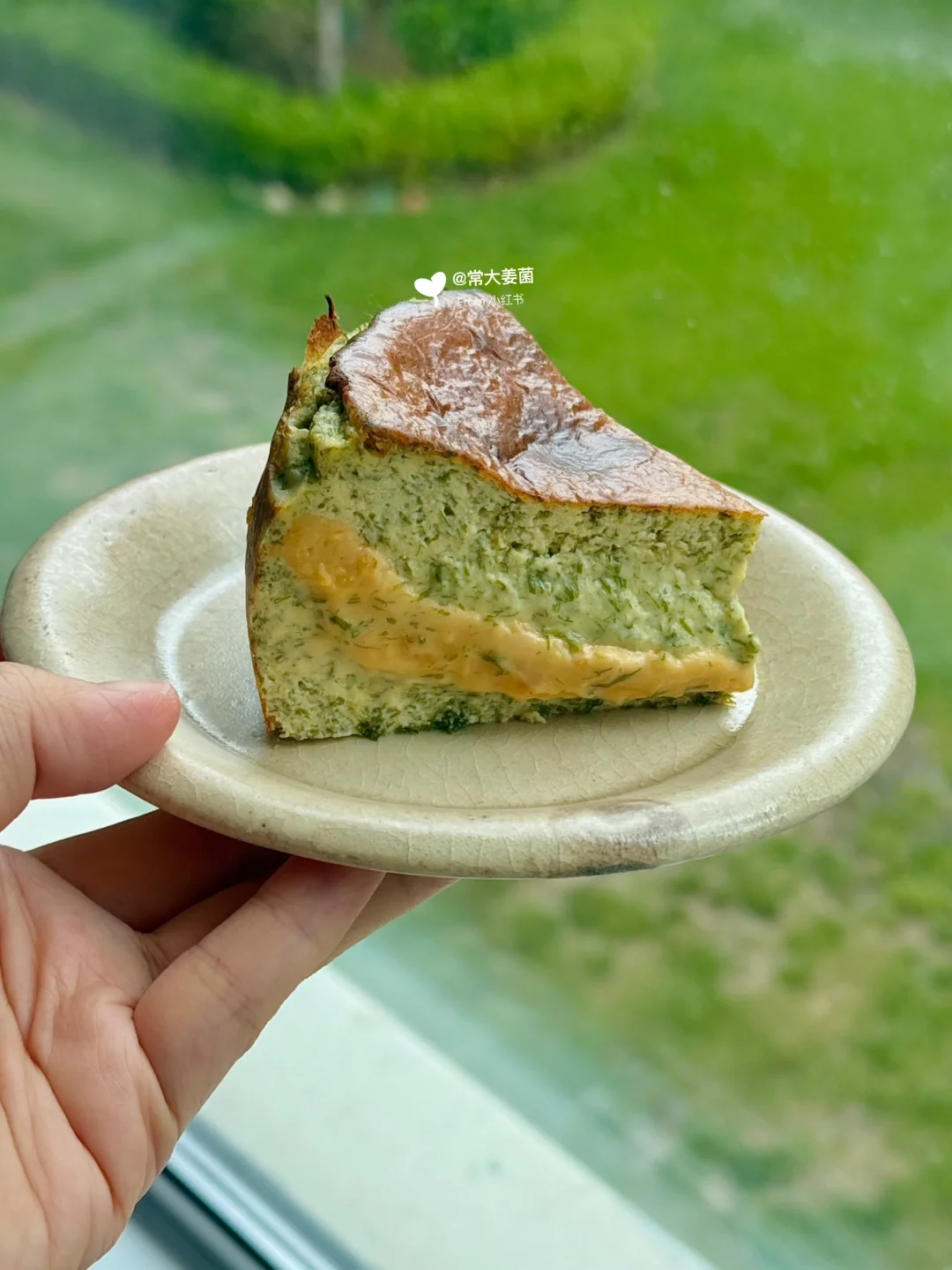 🤤🤤苔条蛋黄流心巴斯克🧀爆好吃！！！！