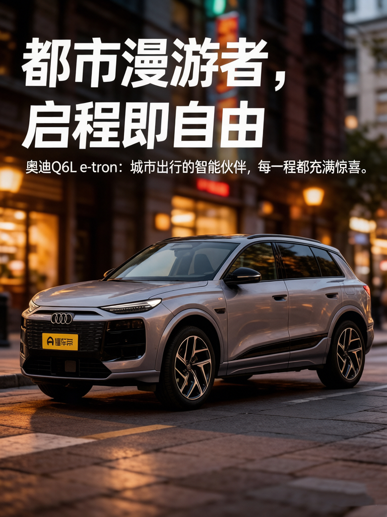 奥迪Q6L e-tron 都市出行新搭档