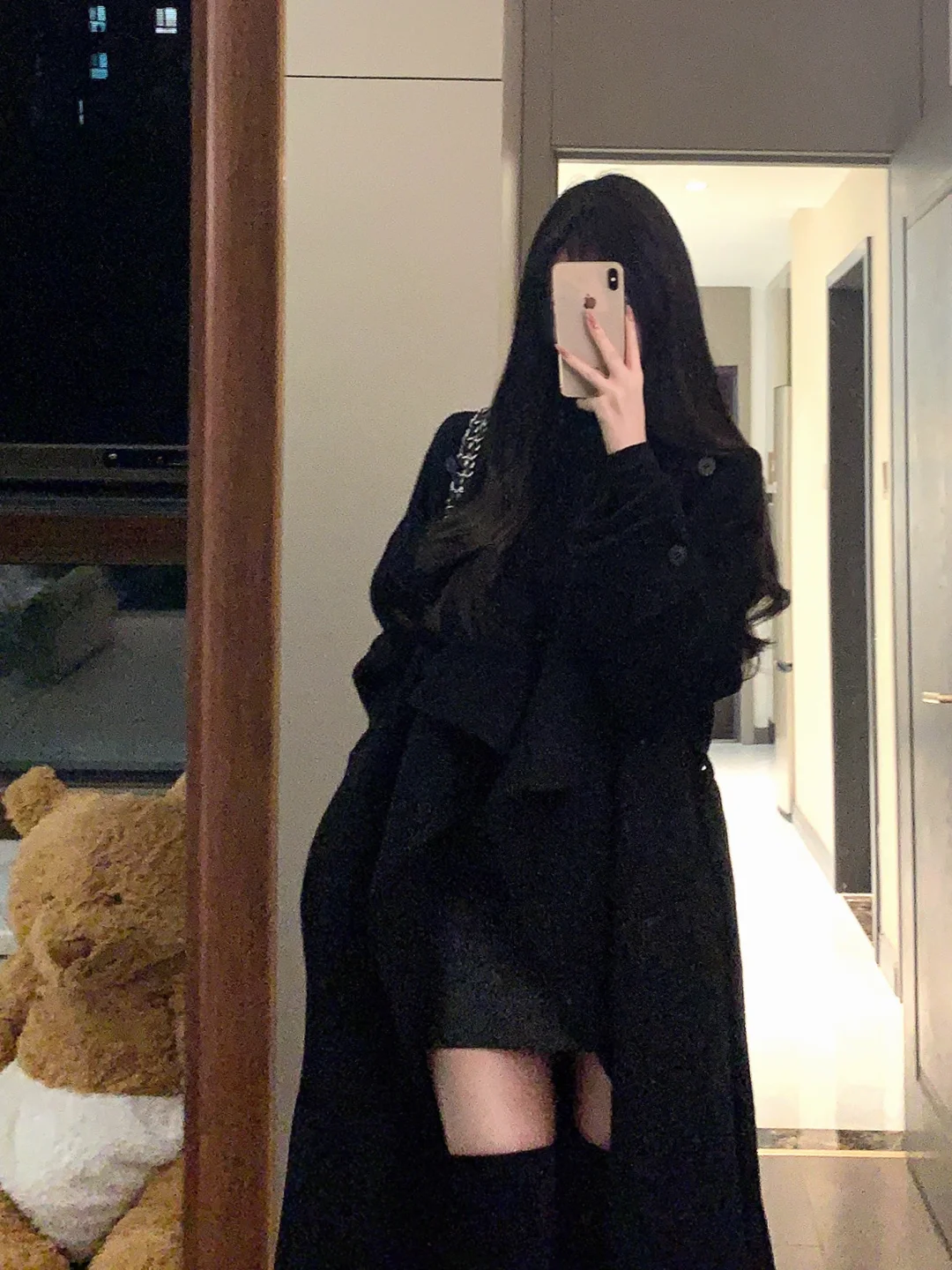 黑色大衣真的太经典了