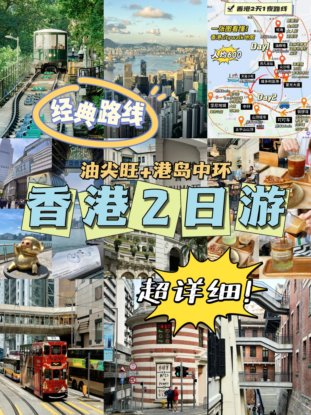 🔥N刷香港了‼️懒人版2日游不走回头路攻略👏
