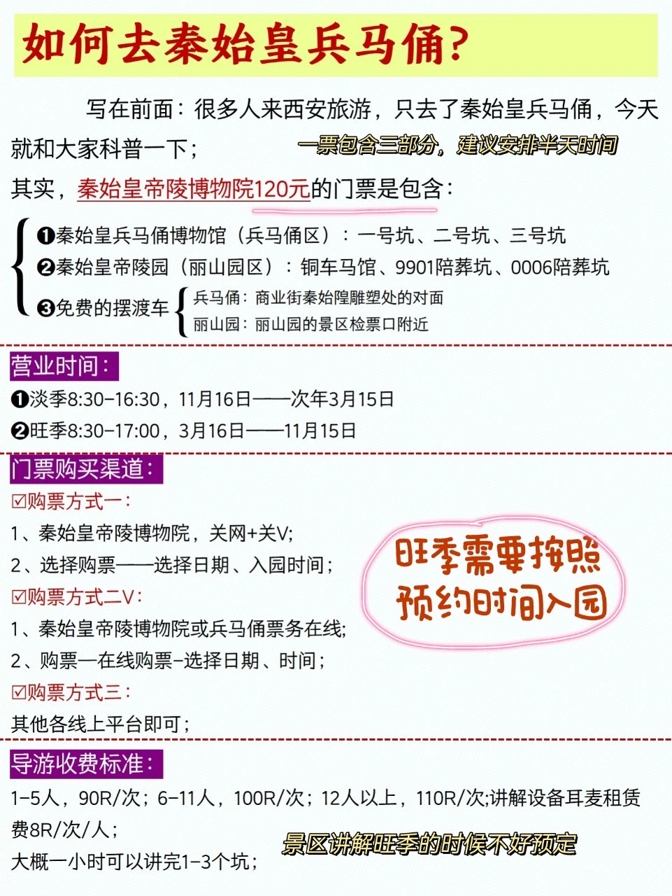 秦始皇兵马俑不想作攻略直接看这篇