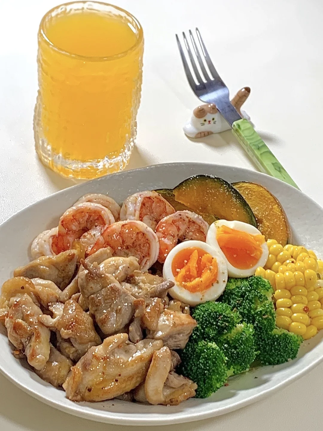 🌟懒人高蛋白｜15分钟搞定西兰花虾仁拼盘🍱