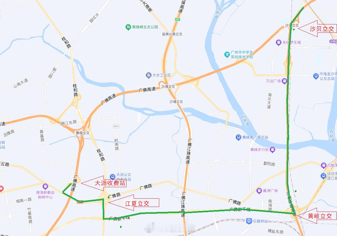 【持续16天！广佛高速6座桥梁明起施工，车道有变】明日（6月23日）起...