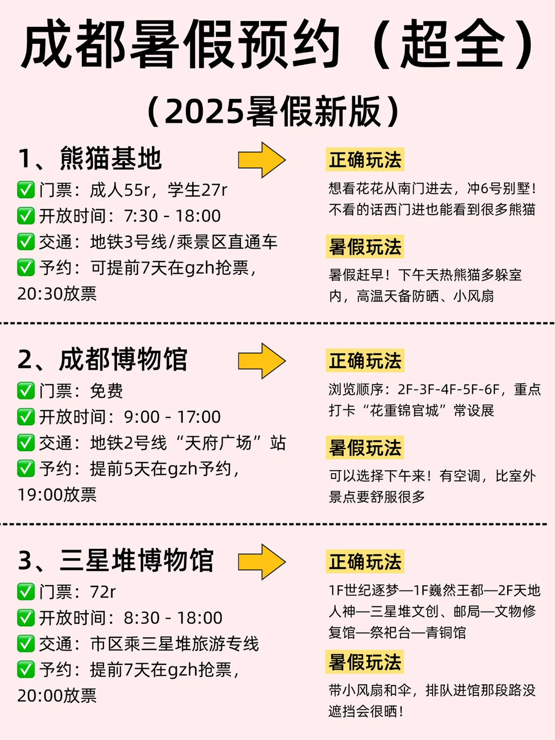暑假成都旅游❗️听点过来人的大实话