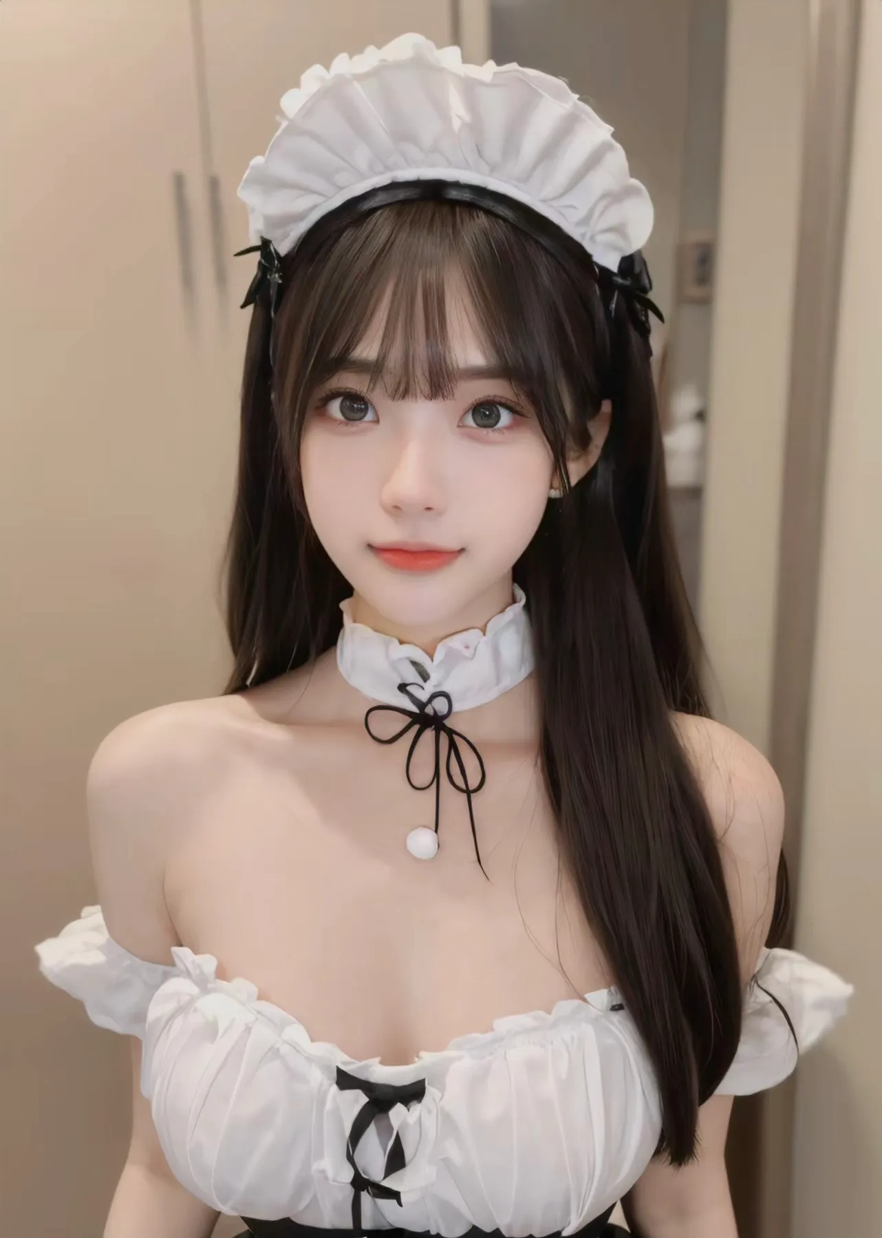 女仆装才是天花板呀～ 好美😍