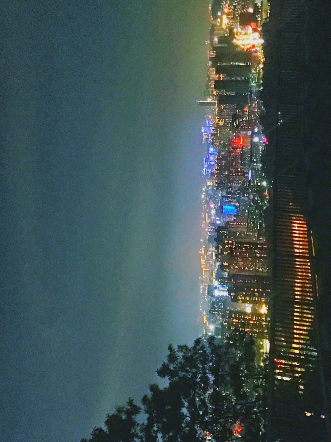 银湖山山顶夜景
