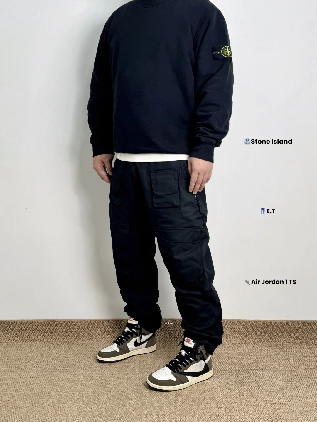 卫衣叠穿｜黑色系穿搭