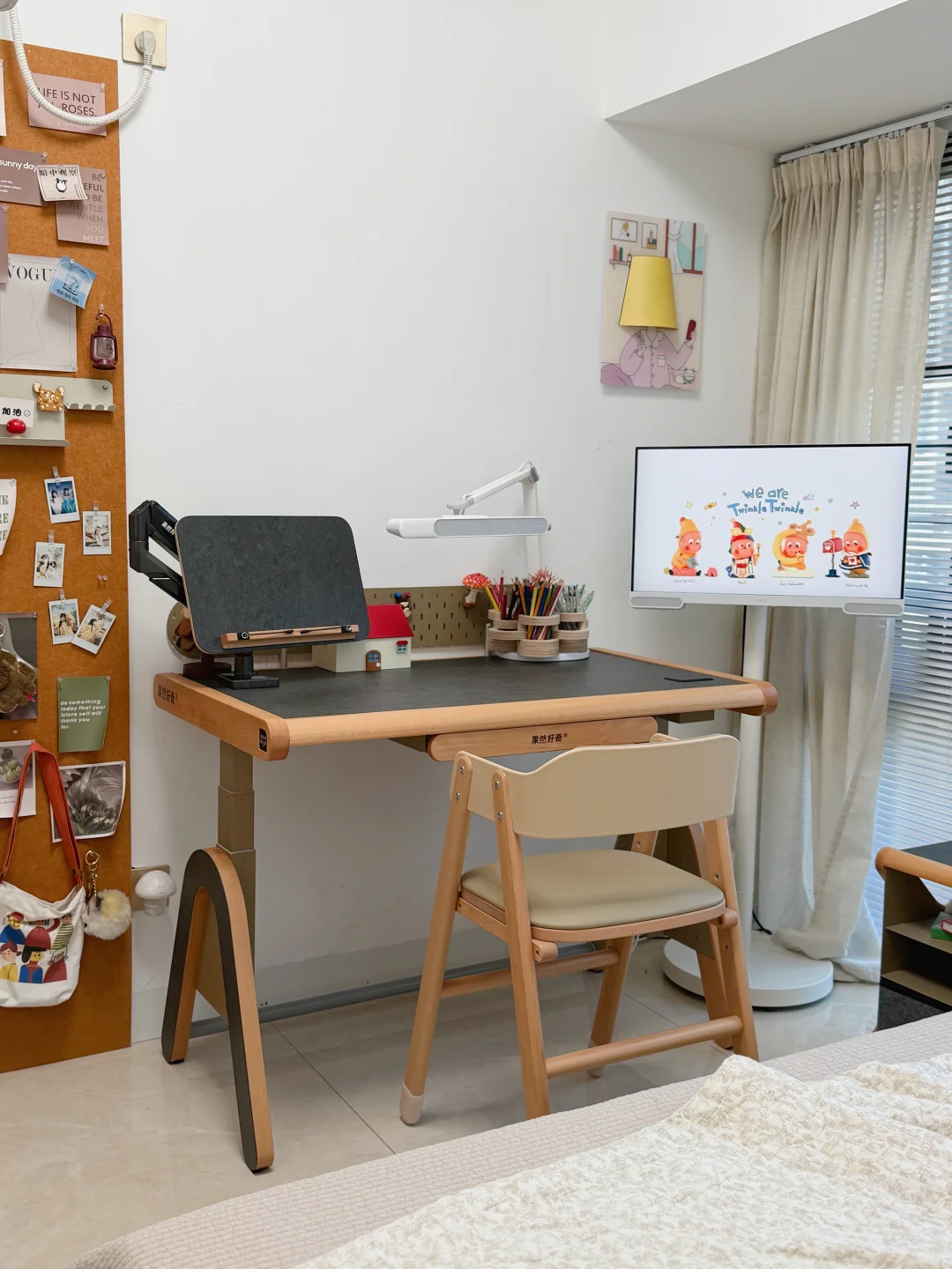 儿童房🏠2m²的全能学习区