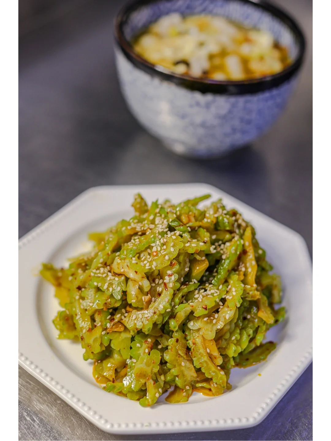 夏日减脂小凉菜｜鱼香苦瓜丝