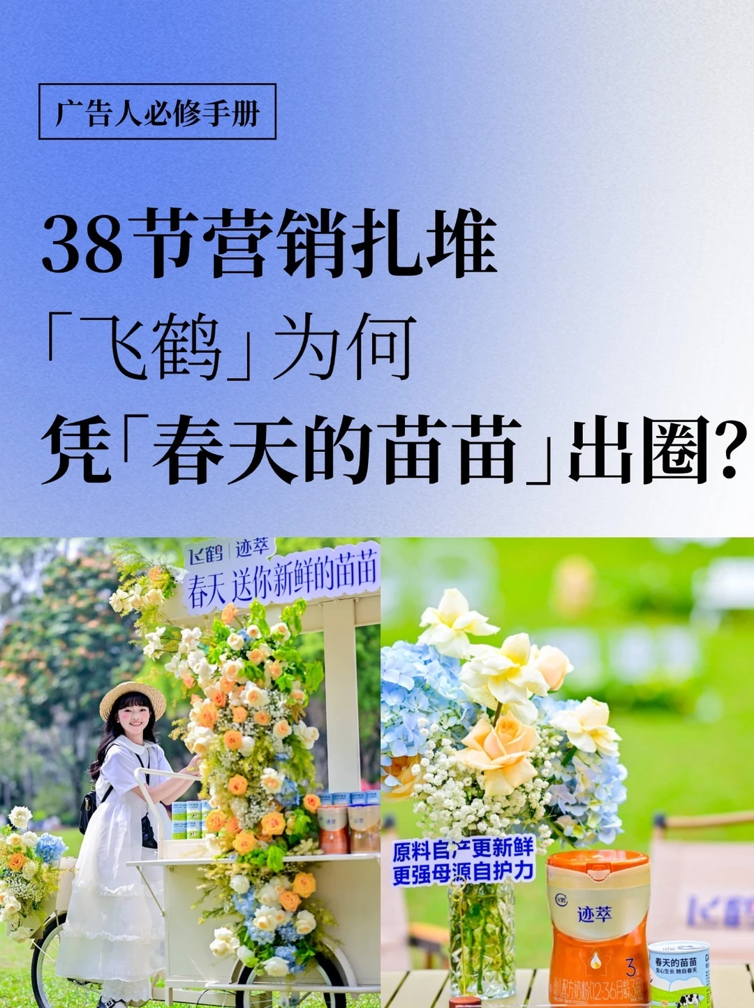 38节营销扎堆，飞鹤为何凭“春天的苗苗”出圈？