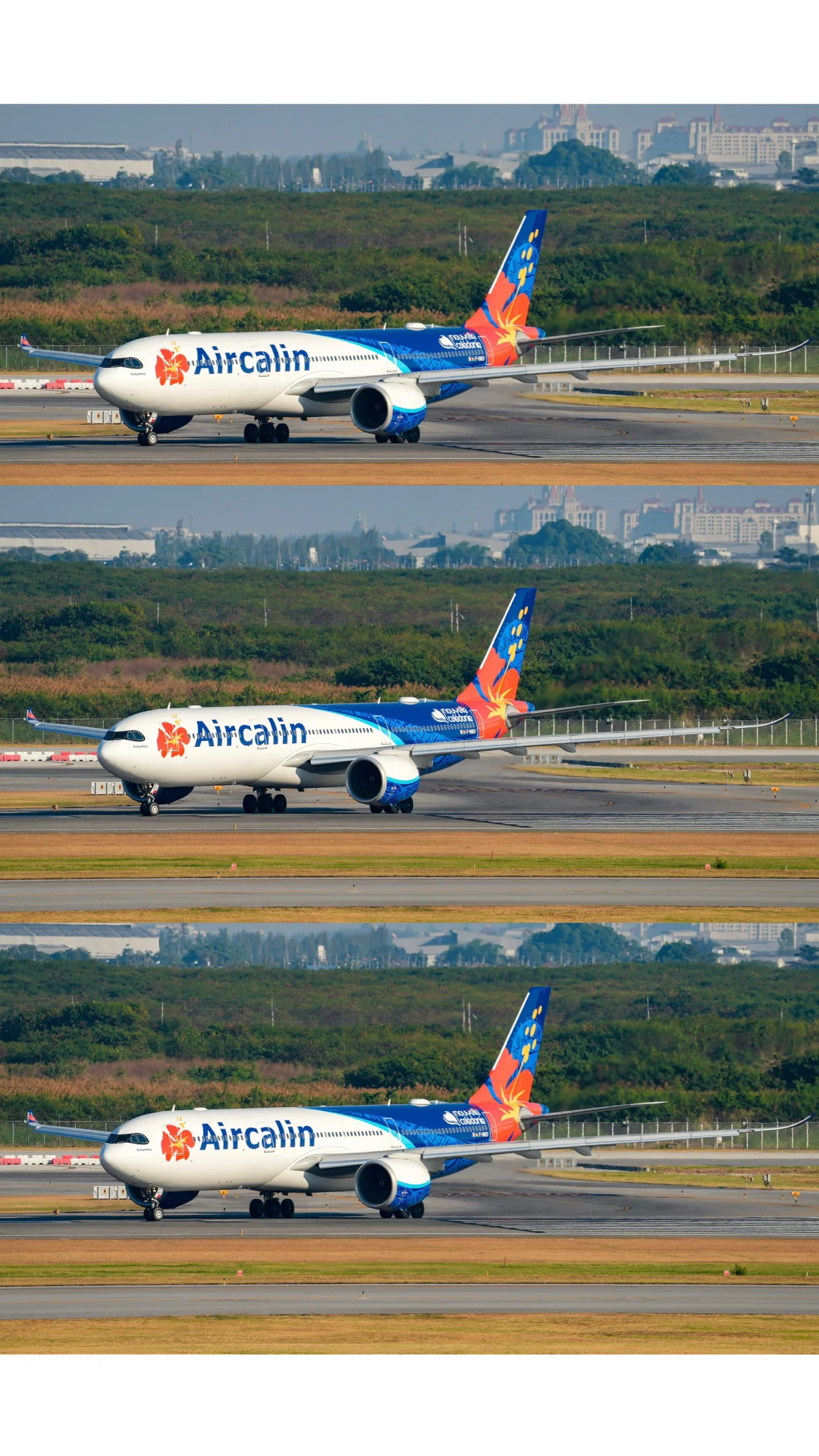 全世界最美飞机涂装之一，Aircalin航空339❗️