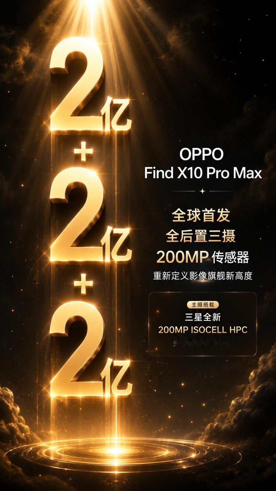 OPPO Find X10 Pro Max 实现后摄 2 亿大满贯了 ​​​​