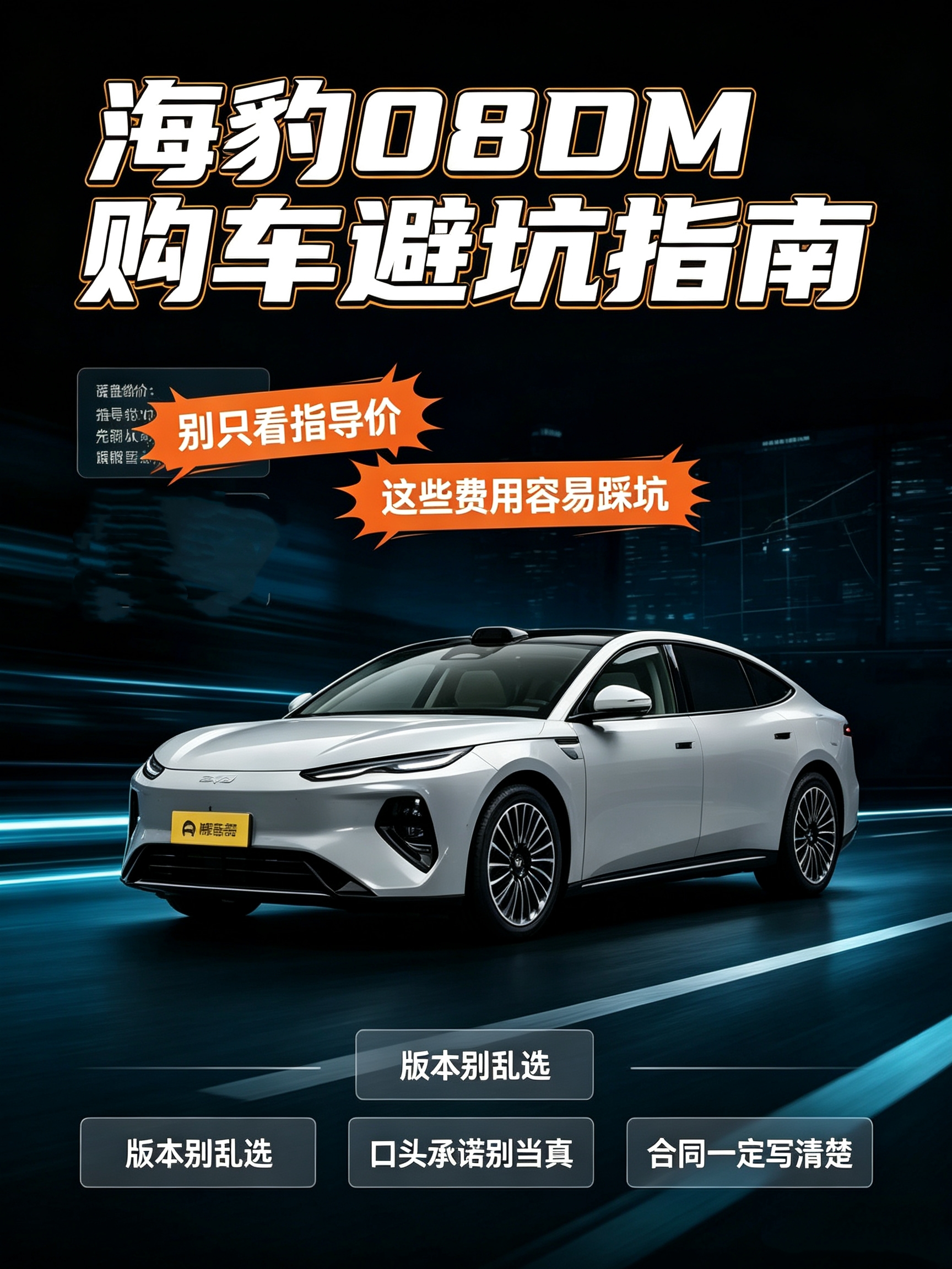 比亚迪海豹08DM购车避坑指南