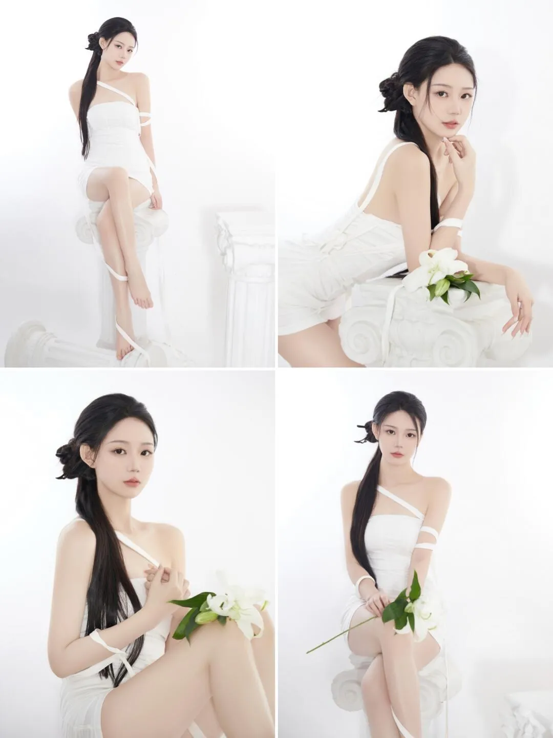 被这份柔美给迷住了  纯欲写真