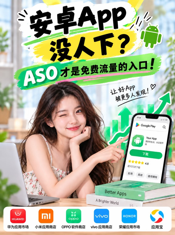 安卓App没人下？ASO才是免费流量的入口！