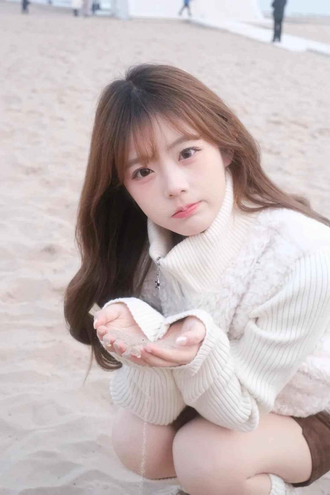 果然氛围感照片的秘诀就是漂亮头发