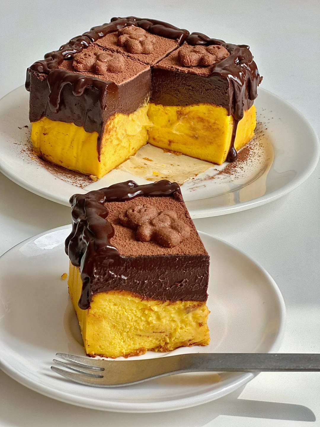 多重口感🎃南瓜生巧巴斯克蛋糕