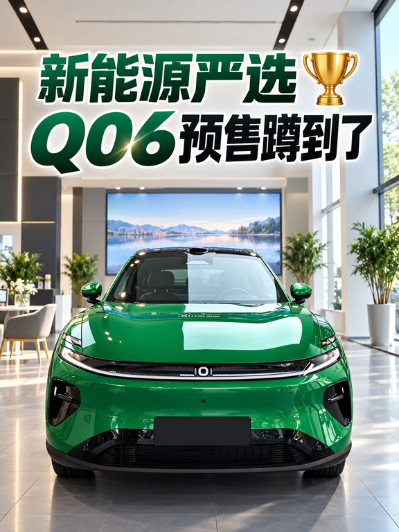 新能源严选🏆Q06预售蹲到了