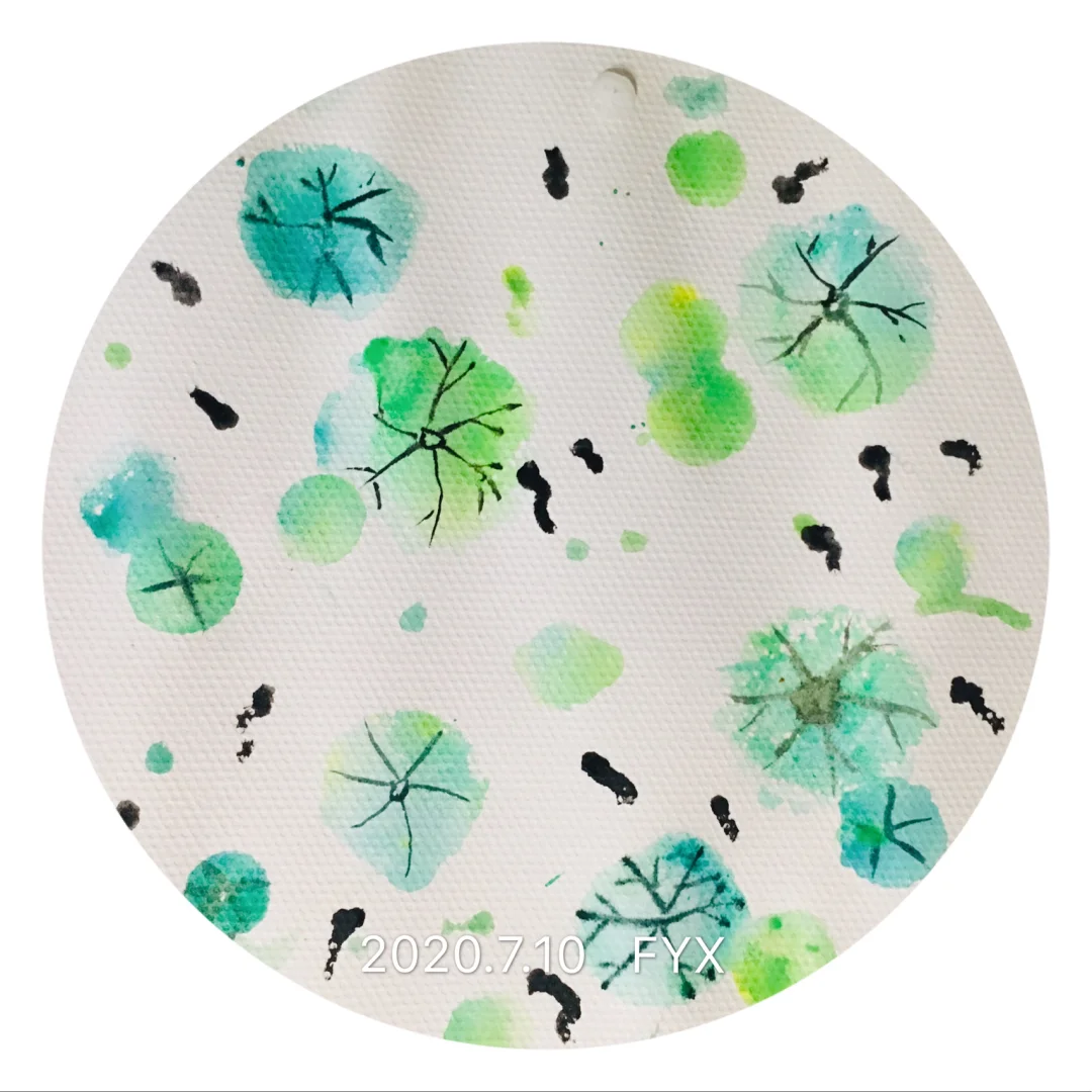 带着我们家哥哥画创意画吧