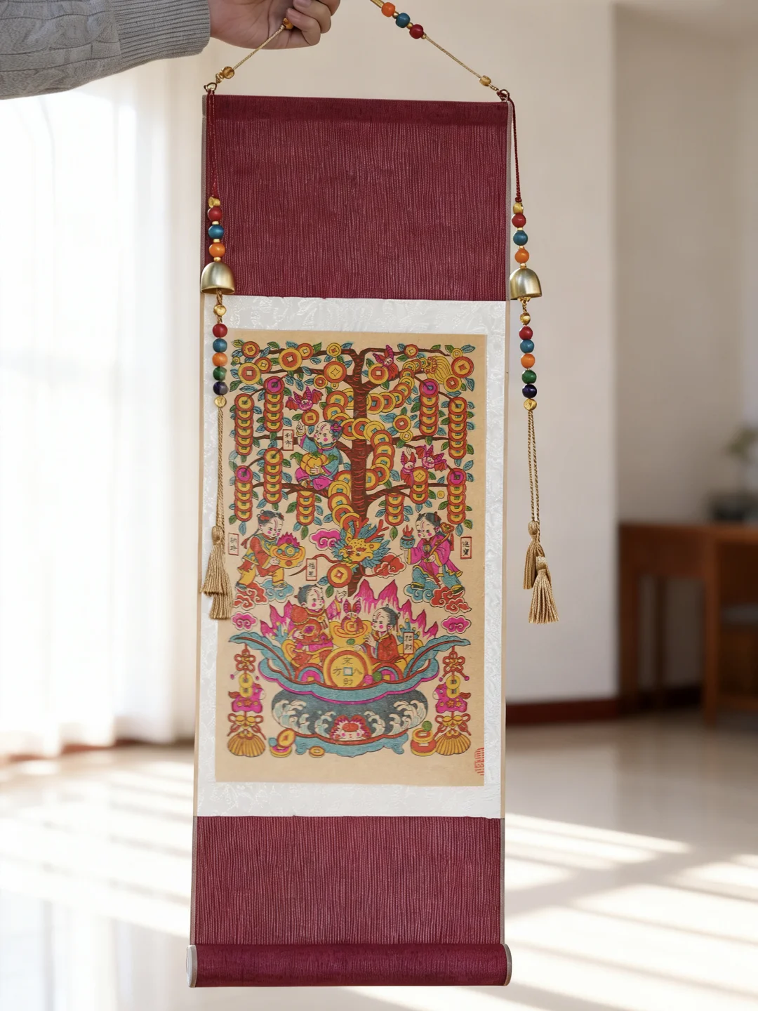 新年系列｜无法被机器代替的中式卷轴画