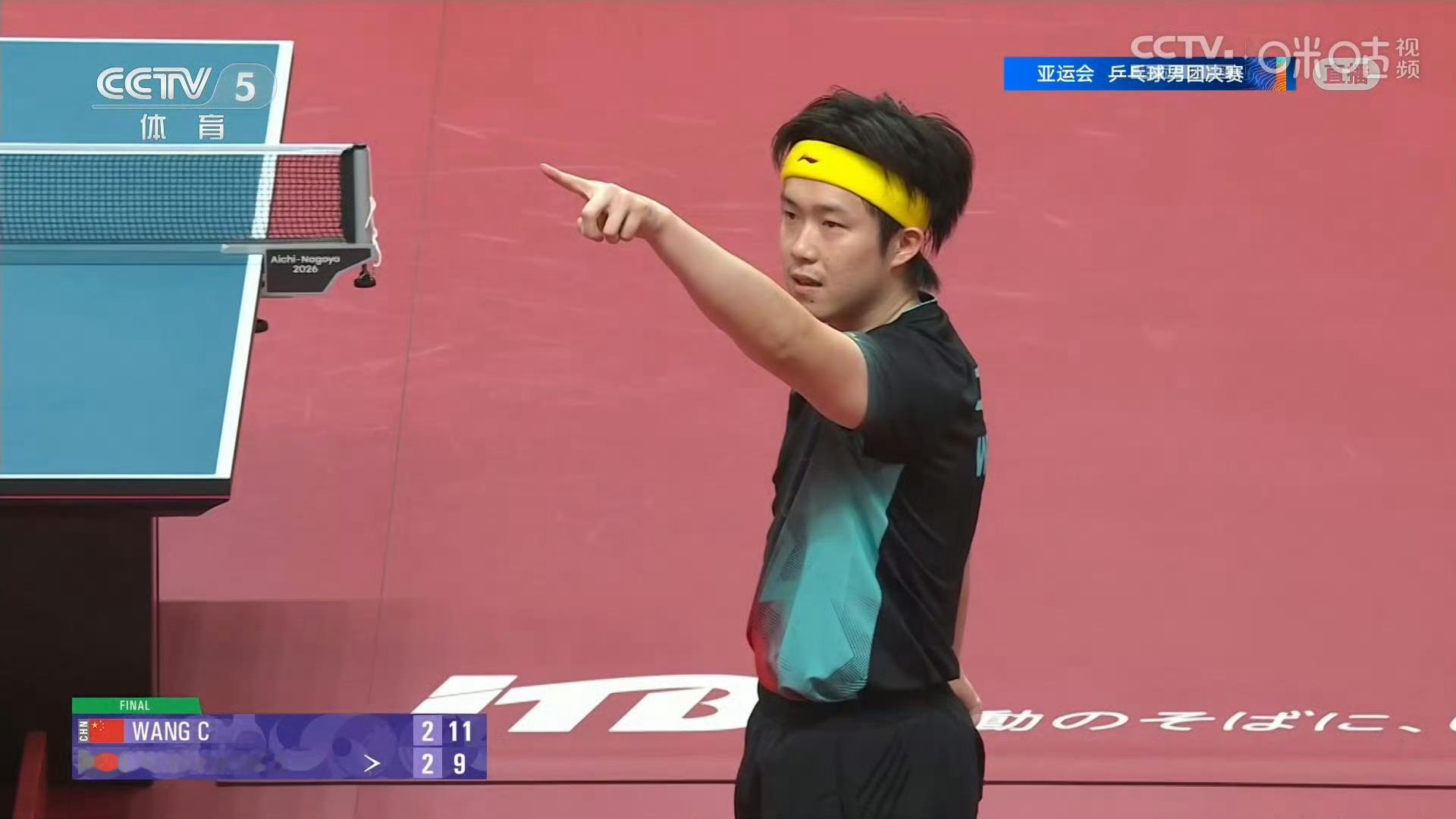 亚运国乒vs日本王楚钦vs松岛辉空 2：2王楚钦 让二追三 差一局[围观]更新：让二追三 完成[ok]国乒意外变阵第一盘：王楚钦vs松岛辉空第二盘：温瑞博vs张本智和第三盘：林诗栋vs户上隼辅第四盘：王楚钦vs张本智和第五盘：温瑞博vs松岛辉空  ​​​