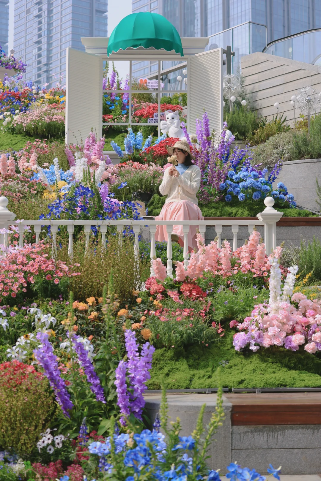 在武汉❗️把莫奈花园搬进现实了❗️美到失语