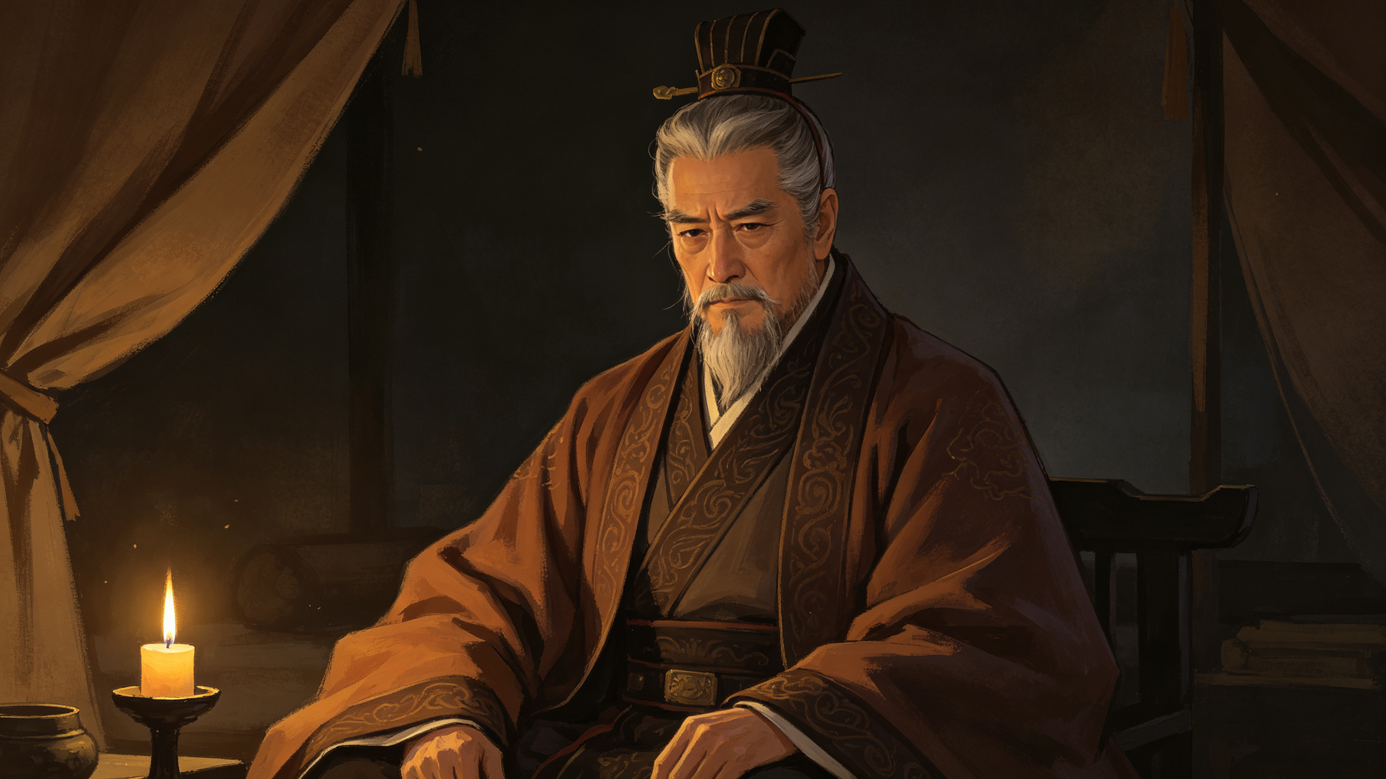 三国里最能熬的狠人，不是曹操，也不是诸葛亮。
 
而是司马懿。
 
曹操在世的时候，他收敛锋芒，低调隐忍；曹丕在位，他老老实实做忠臣；曹叡掌权，他干脆装病避祸。就连对阵诸葛亮，他坚守营寨不肯出战，硬生生把诸葛亮熬死在了五丈原。
 
曹操走了，曹丕走了，曹叡走了，诸葛亮也走了。
唯独司马懿，还好好活着