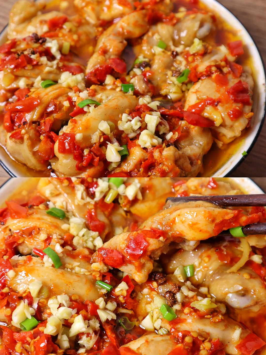 鲜香麻辣的剁椒鸡腿🔥汤汁拌饭简直绝了‼️