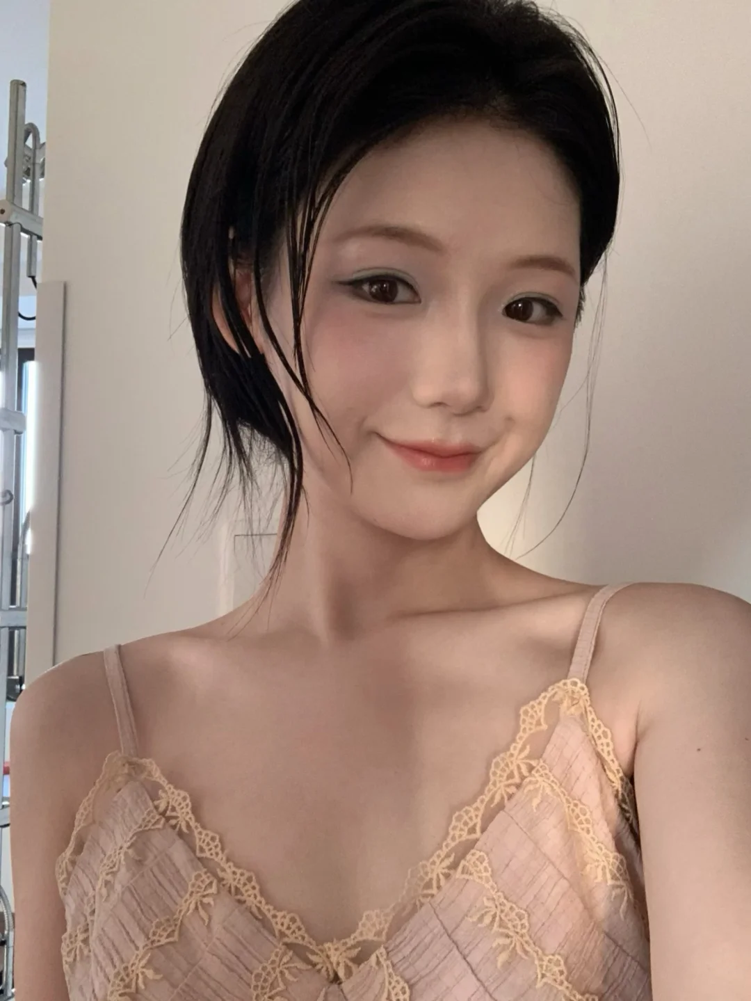 妆化到一半累了