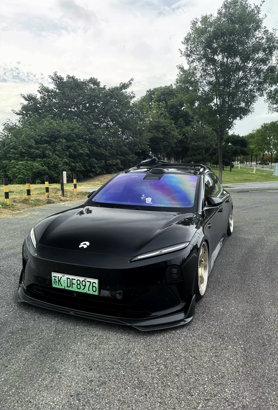 当买到喜欢的车，根本克制不住拍照的手蔚来et 5 t 拍车日常 最美旅行车