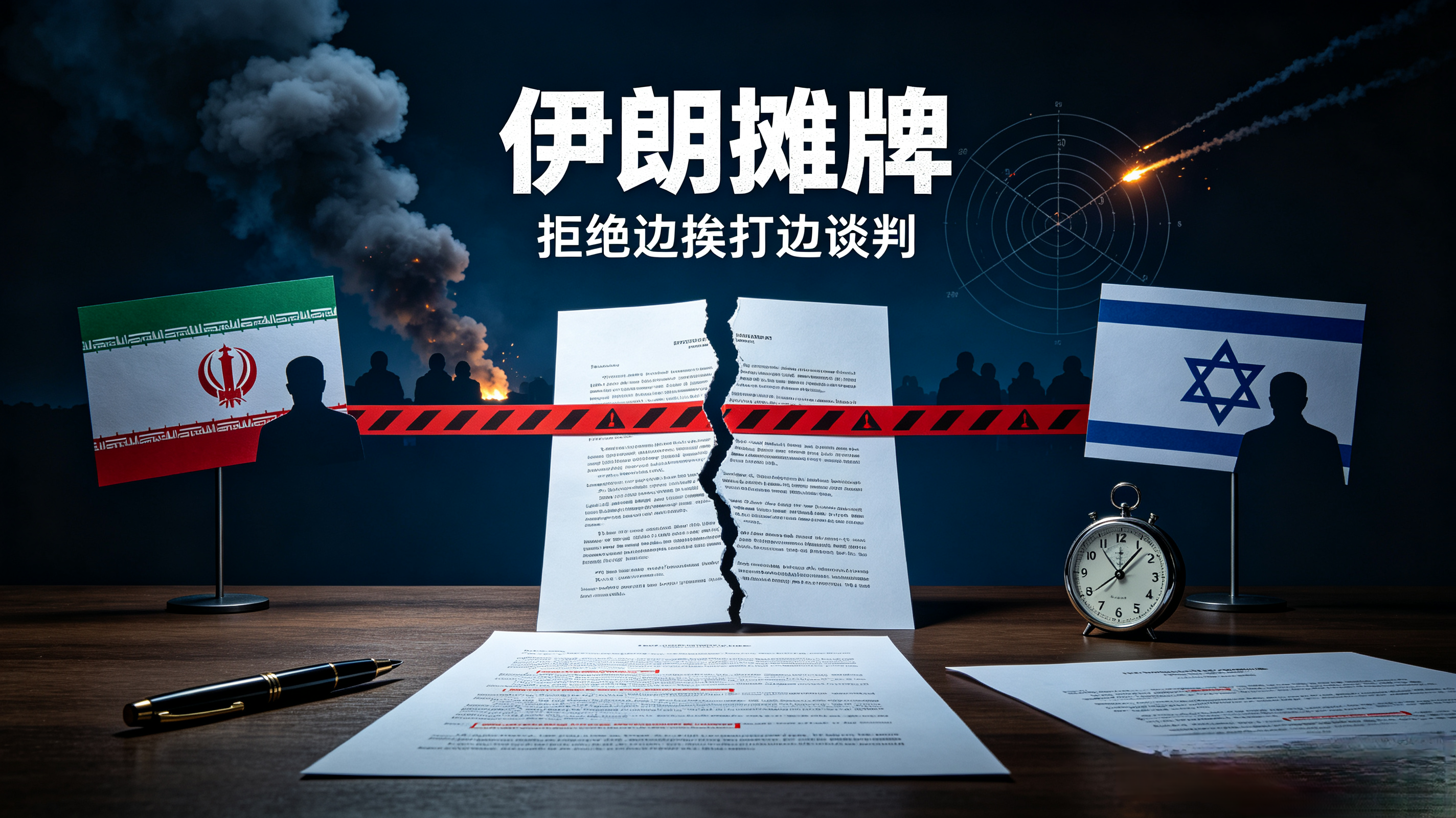 伊朗摊牌！想要停火可以，但绝不接受边挨打边谈判
 
以色列空袭刚落下，伊朗直接把停火底线摆在台面上。
 
伊朗对外释放明确信号：不是我们想打仗，想要战火平息，必须满足几项硬性条件。
 
德黑兰态度十分强硬：停火可以，但绝不接受一边遭受打击，一边坐下来谈判。
 
伊朗开出的三大核心条件：
第一，必须立