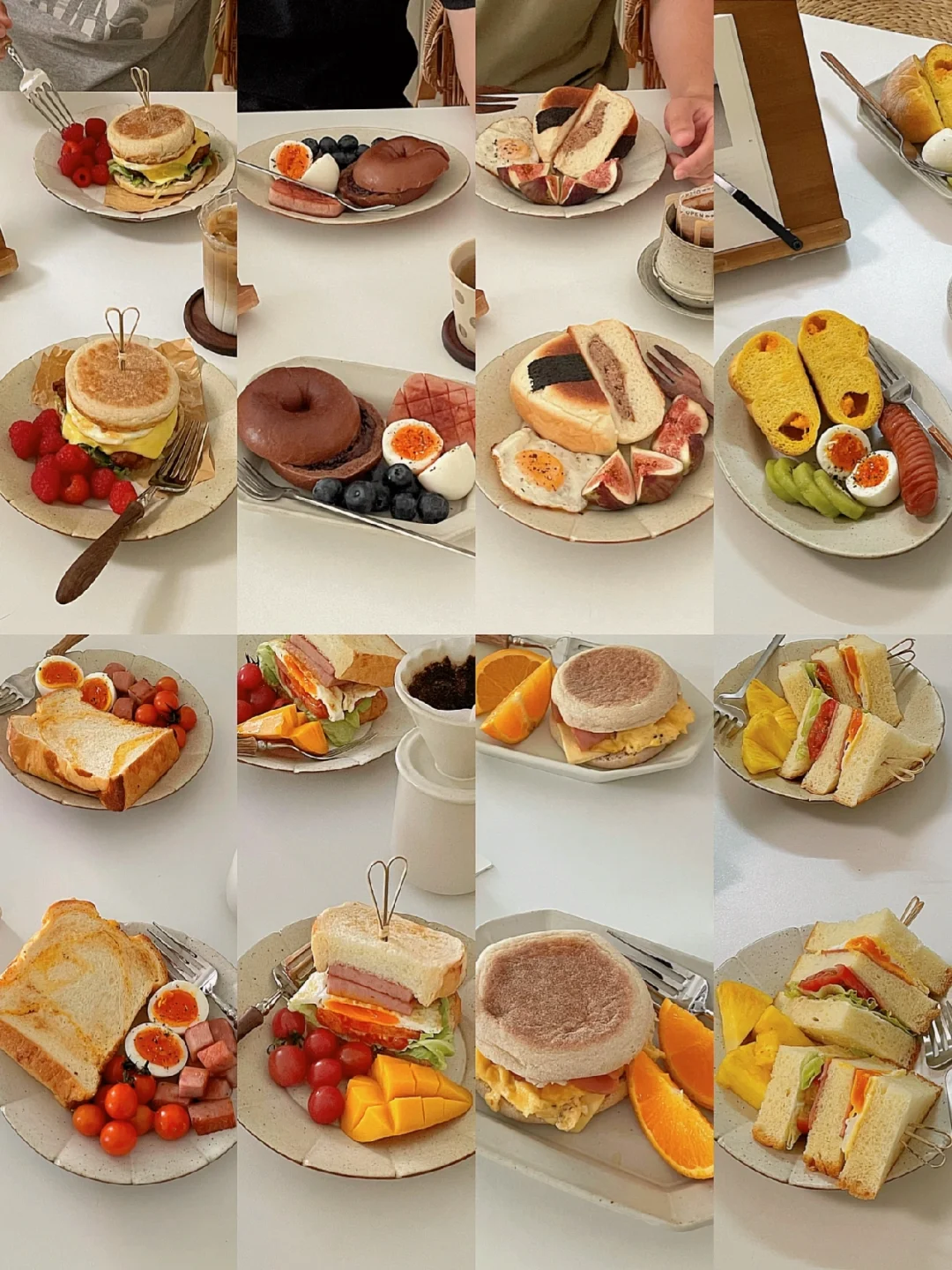 新周愉快🍳搬砖人的近期工作日早餐拼盘分享