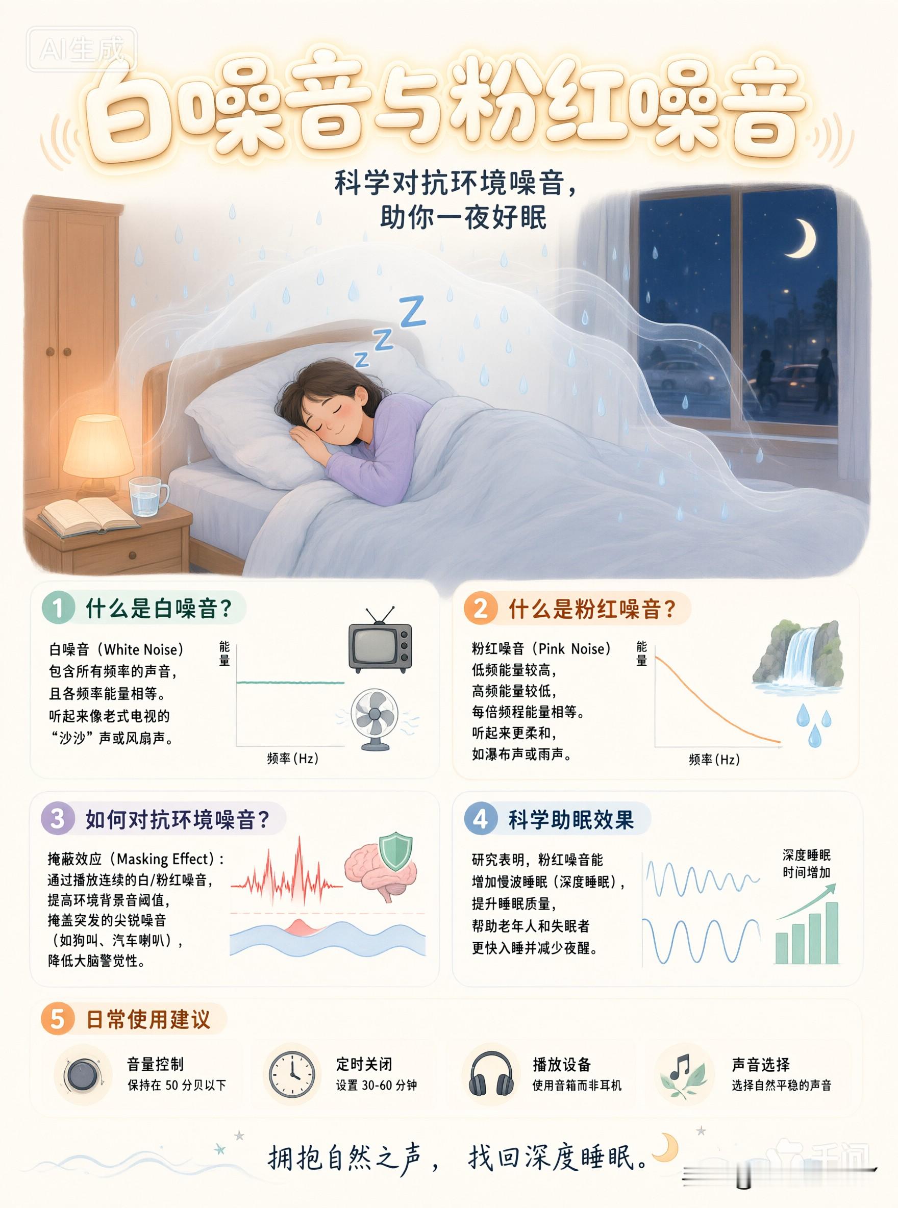 声音管理：用“噪音”对抗噪音的睡眠智慧