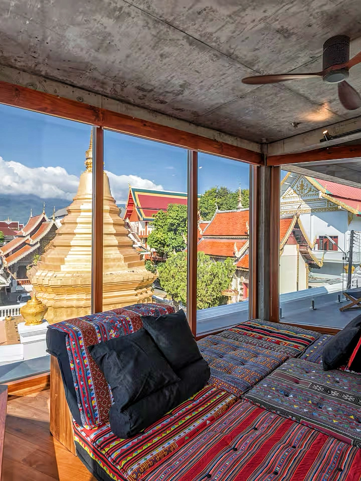 清迈古城🍃对自己定的Airbnb满意到睡不着觉