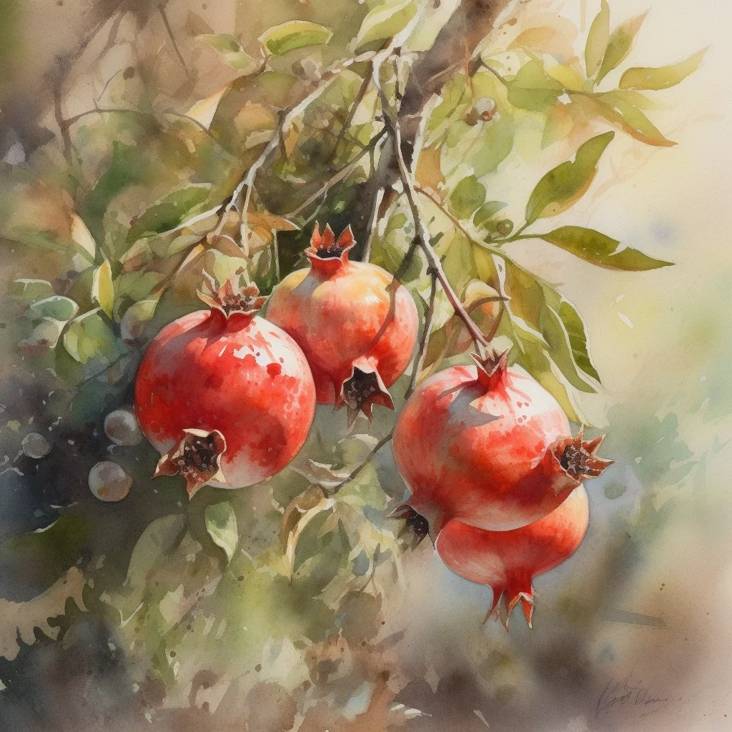 AI竟然不会画石榴？