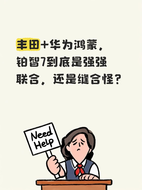 丰田+华为鸿蒙，铂智7到底是强强联合，还是缝合怪？#铂智7 #铂智7驾到