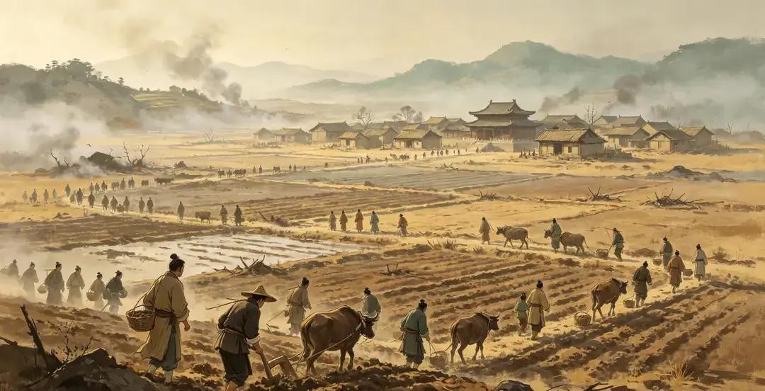 终于懂了！历朝晚期国库必空，根本不是皇帝昏庸

崇祯十七年三月十六日，朱由检已经三天没合眼。案头新送来一份催饷折子，辽东缺银八十万两，军士已断粮五日。他把折子反扣在桌上，转头问司礼监秉笔王承恩：“内帑还能挤出多少？”

王承恩跪着没抬头：“万岁，前日把宫里金银器皿熔了，也只凑出十三万两。”

朱由检