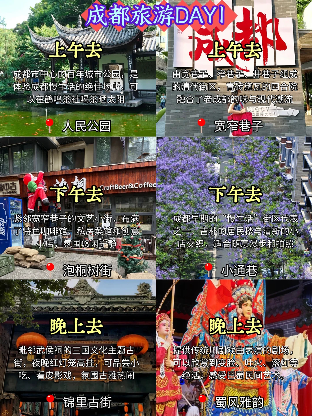 💰800r勇闯成都三日游攻略来咯