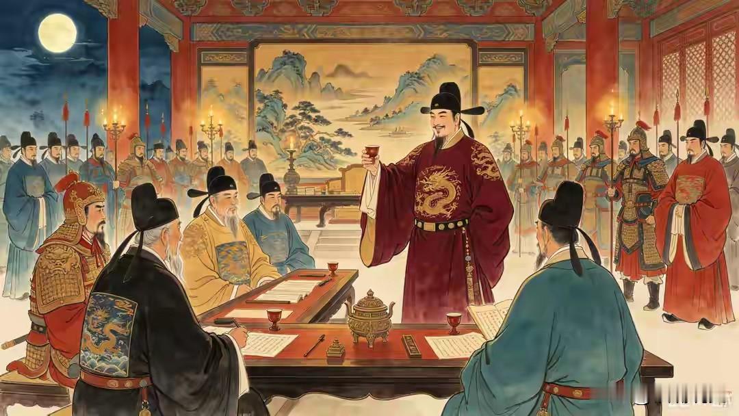 历史爆款：最懂人性的千古帝王一一赵匡胤
但如果你真这么想，那就把赵匡胤看扁了。

一个能在五代十国那个“兵强马壮者为天子”的乱世里，从一介武将杀到龙椅上，又在登基后短短十几年间，把一个烂摊子收拾成大一统王朝的人，绝不可能只靠运气。

先说一个细节。

“陈桥兵变”那天，赵匡胤是真喝醉了，还是装醉？史