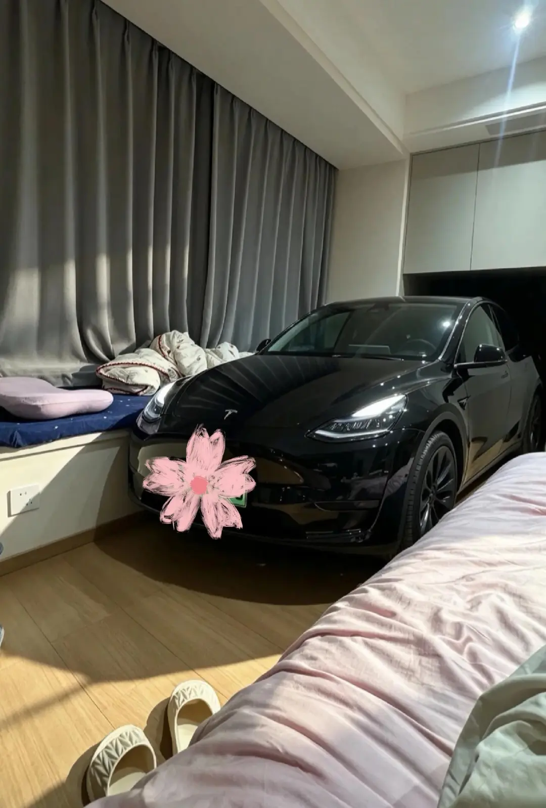 台风你好来了～我车已经停好了～
