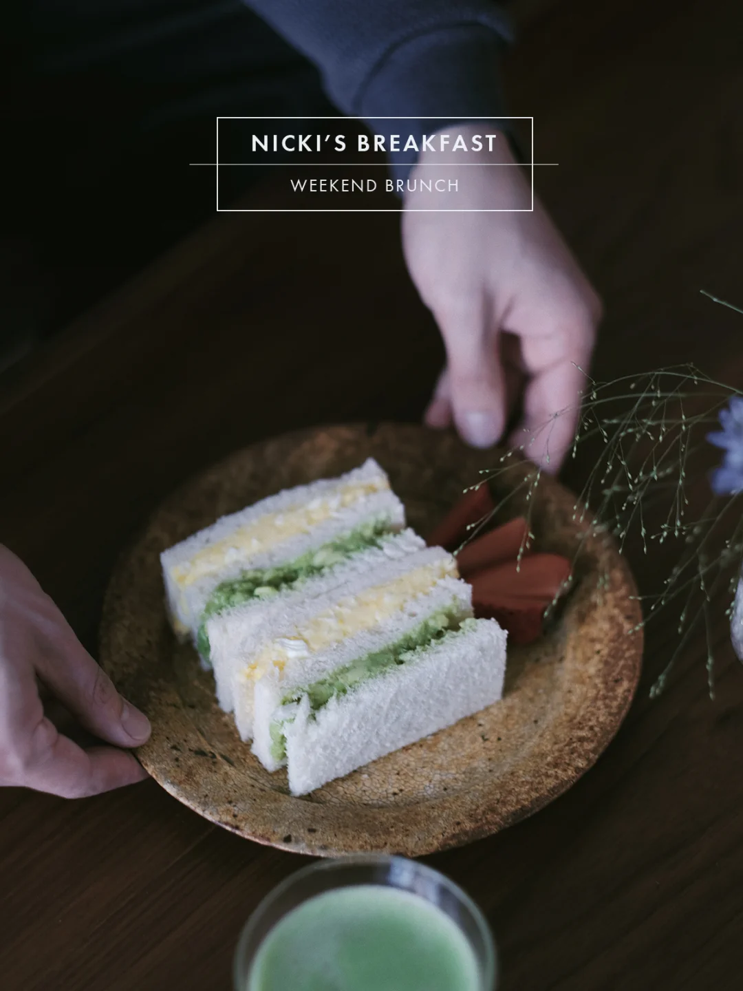 纯素早餐|高蛋白减脂牛油果土豆鸡蛋三明治