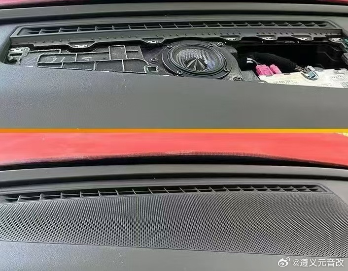 【大众揽巡·音响无损升级方案】

🎵 阿尔派中置 + 前门阿尔派中音 + 诗芬尼B0810处理器 + 四门大白鲨隔音

告别原车平庸听感，打造专属移动音乐厅

大众揽巡原车喇叭纸盆材质、功率仅20瓦左右，解析力薄弱、人声单薄干涩，中频细节大量丢失。仪表台虽预留中置空位却未配备发声单元，左右车门独立发声 ​