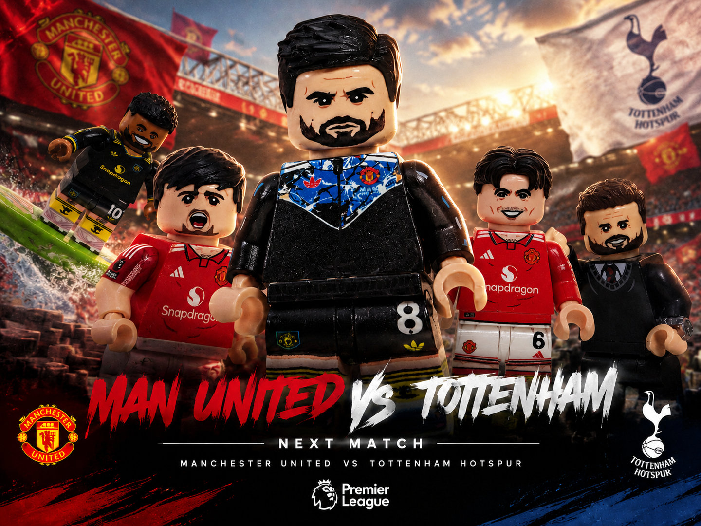 #乐高第三方曼联海报# 
NEXT MATCH：曼联vs热刺

图：​