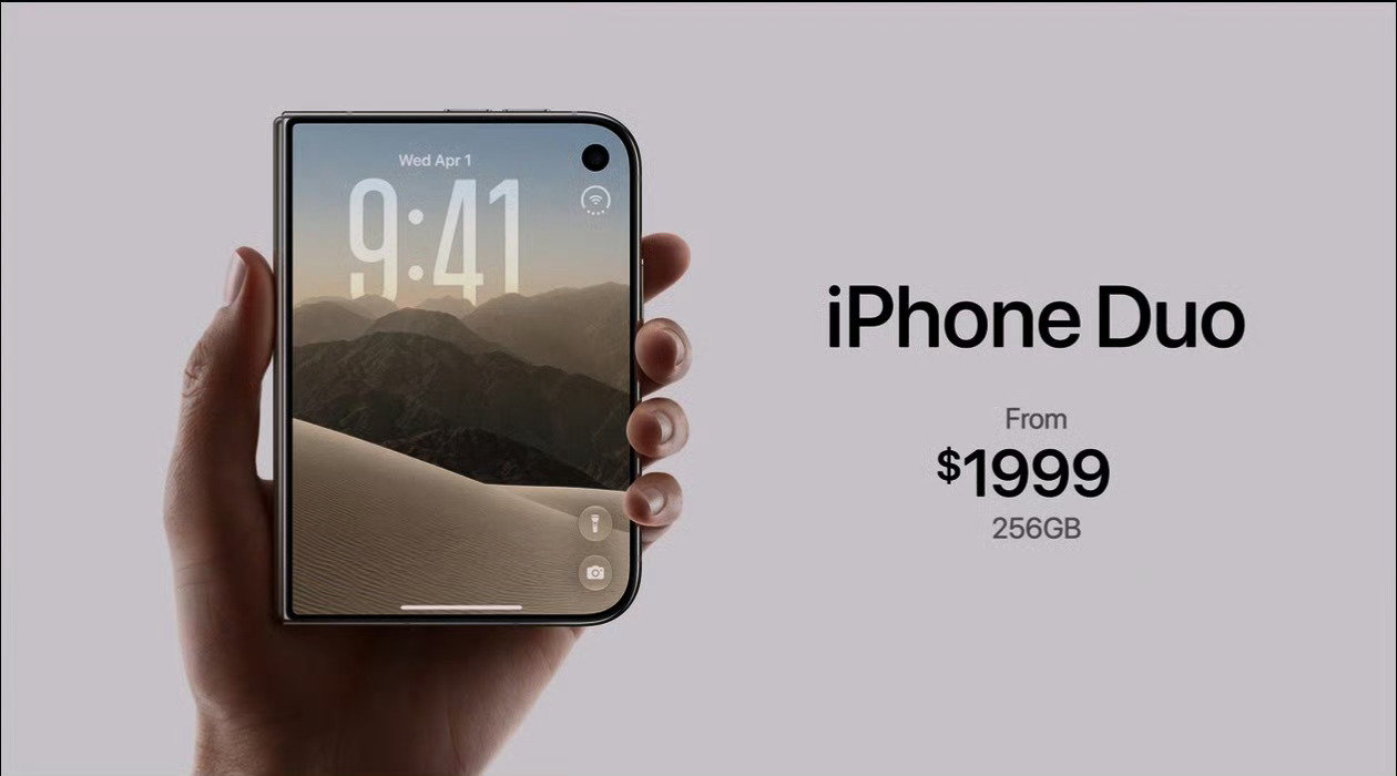 #苹果发布会#我已经帮苹果三折叠的名字想好了，iPhone Mi[并不简单] ​