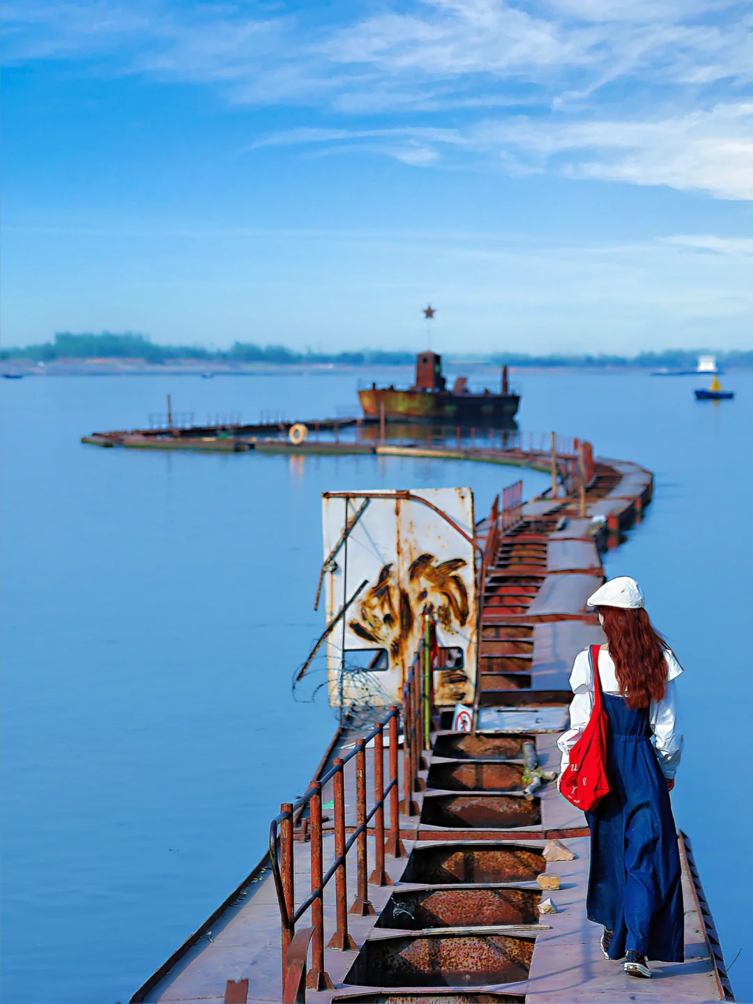 在武汉‼️真有通往海上的栈道🌊小众walk路线