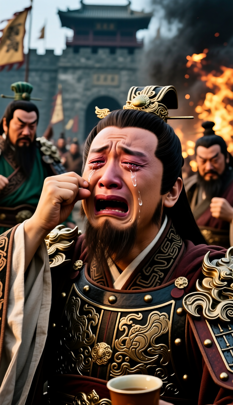 刘备：那个被骂了1800年的“哭包”，其实是三国最狠的影帝
提起刘备，你是不是立刻想到一个动不动就抹眼泪、靠“哭”打天下的“老好人”？打住！真实的刘备，根本不是《三国演义》里那个只会“呜呜呜”的“刘哭哭”，而是一个把“装怂”玩到极致的顶级狠人。

先别急着反驳。咱们来扒一扒这位“刘皇叔”的内心戏。