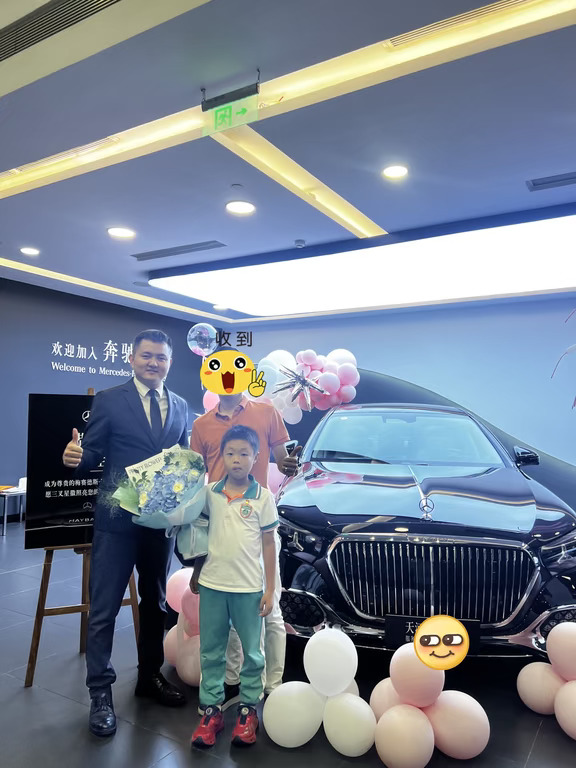 首台27款迈巴赫S480提车