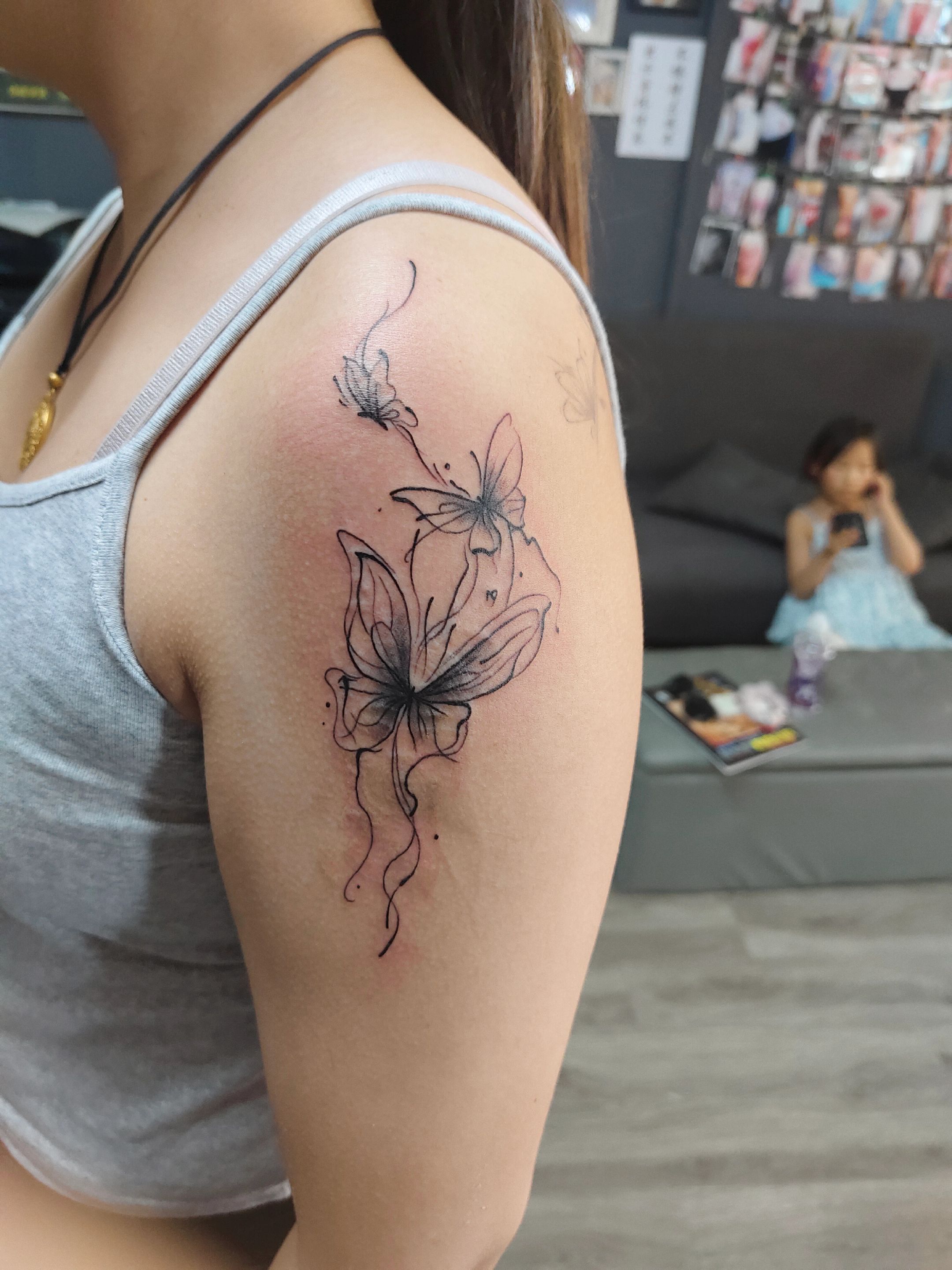 小姐姐来纹的第三个纹身