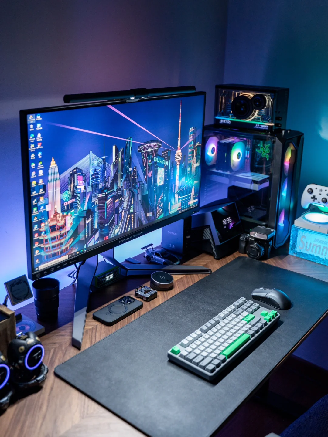极致RGB🎮男生无法抗拒的3㎡游戏桌搭❗️